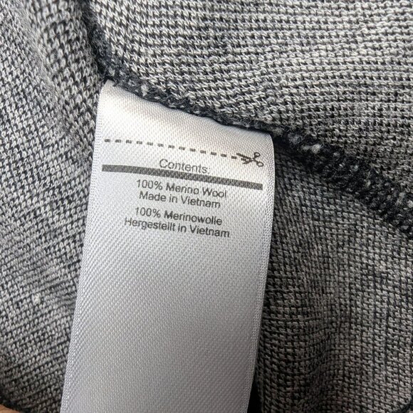 Smartwool Merino 1/4 Zip Sweater SW0NP222 ZIG ZAG Print L 🔥 - Picture 8 of 8